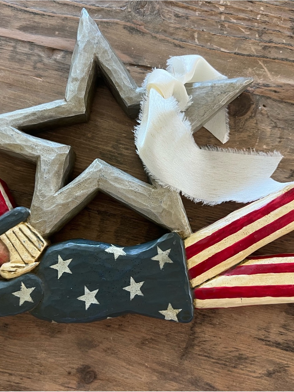 Lori Miller Patriotic Star Wall Decor in Red, White & Blue
